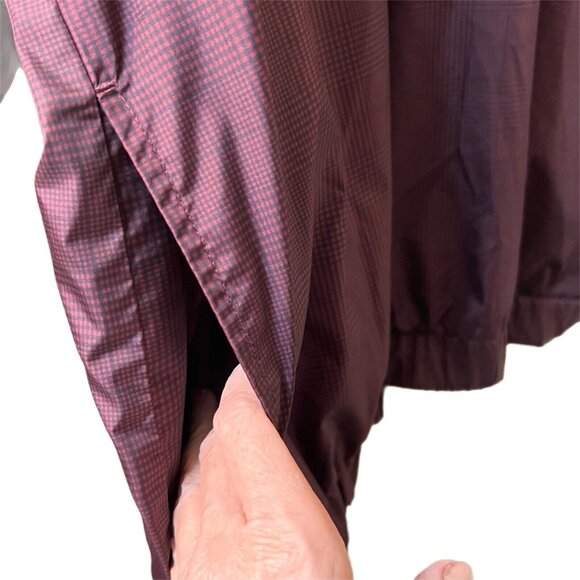 PGA TOUR Jacket Adult XL V-Neck Pullover Windbreaker Golf Coat Mens Purple Black - Picture 5 of 14